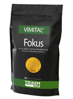 TRIKEM Focus 600g i en svart påse med grön och guldfärgad etikett.