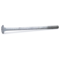 Metallbult med runt huvud, gängad ände, SKRUV MVBF 10X70 FZV SB.