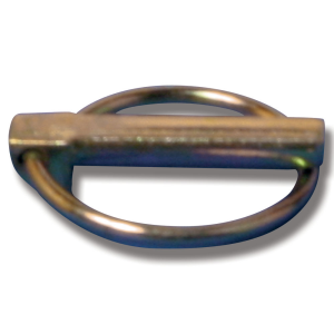 RINGSPRINT - 9mm är ett snabbspännstift av metall med en cirkulär fjäderbelastad ring.