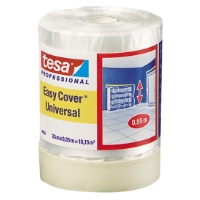 Rulle med MASKERINGSFOLIE 550MMX33M UNIVERSAL med etikett som visar illustration av rumstäckning.