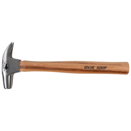En HOVSLAGARHAMMARE klohammare med trähandtag märkt Genuine Hickory.