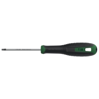 SKRUVMEJSEL TORX T 15X80, svart och grön, strukturerat handtag, metallskaft.