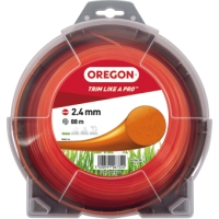 TRIMMERTRÅD ORANGE 2,4MM, 88M rulle, rund, i genomskinlig plastförpackning.