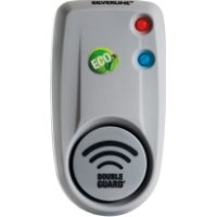 AVSKRÄCKARE MUS&RÅTTA MR130 DG4: vit repeller med rött/blått ljus, ECO-logotyp, högtalare.