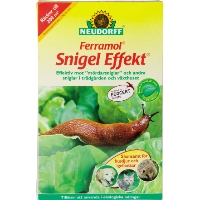 Låda med SNIGEL EFFEKT 1000G snigelmedel med en snigel på sallad och produktvarumärke.