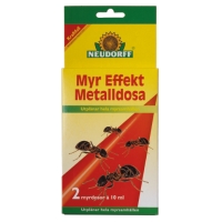 Gul box för MYR EFFEKT METALLDOSA 2ST med myrbilder och svensk text.