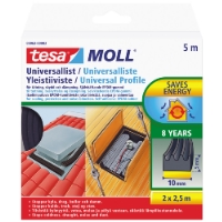 UNIVERSALLIST 5MX10MMX5MM förseglingsförpackning med etiketter för energibesparing och 8 års hållbarhet.