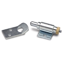 BOXLÅS MINI KOMPLETT SB BÅREBO lås med monteringsplatta, visas på vit bakgrund.