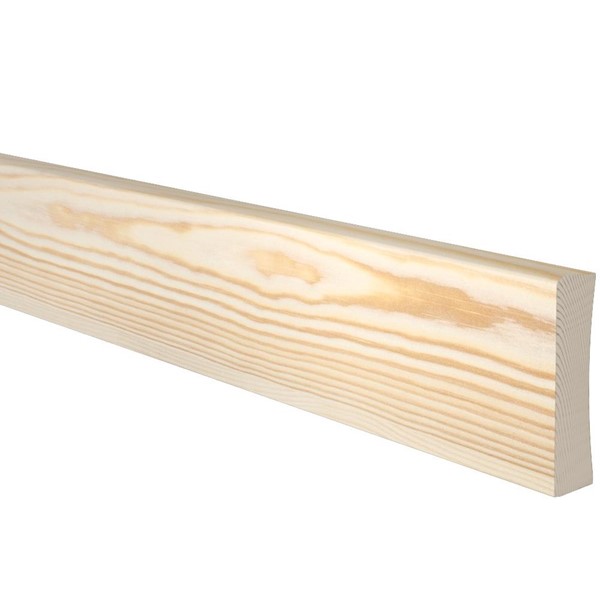 En träplanka med ljus träådring och släta, raka kanter.