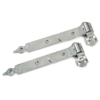 Två parallellt placerade HAKGÅNGJÄRN 214 500MM FZV BÅREBO konsoler med gångjärn.