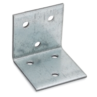 VINKELBESLAG ABL 40X40X2,0X40 L-konsol i metall med 4 monteringshål på vardera sidan.