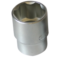 HYLSA 1/2 10MM TECOS är ett sexkantsverktyg i metall för åtdragning eller lossning av bultar och muttrar.