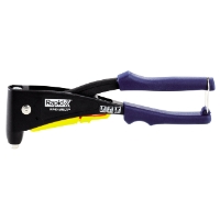 BLINDNITTÅNG RP40 MULTI är ett svart och gult handnitverktyg med blåa handtag.