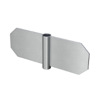 STABILISATOR TWISTER M12, V-formad platta i grå metall med en central cylindrisk anslutning.