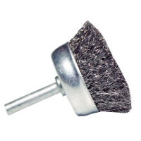 GRYTBORSTE TB 6 75X6 TRÅD 0,3 stålkoppborste med metallskaft för elverktyg.