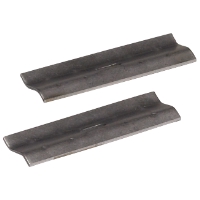 EXTRASKÄR TILL FÄRGSKRAPA 65MM, två halvcirkelformade metallnycklar sida vid sida.