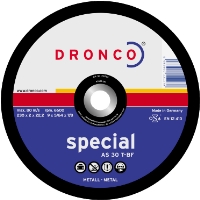 KAPSKIVA 180X2X22,2 MET AS30T skiva för metall, specifikationer och streckkod synlig.