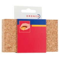 SLIPKLOSS 120X70X25 KORK SB slipkloss i röd och blå DRONCO-förpackning.