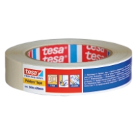 MASKERINGSTEJP 25MM 50M 4348 TESA rulle med blå/vit förpackning och röd Tesa-logotyp.