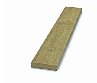 Finsågat Tryckt 22x95 klädsel 4,8: ljusbrun träplanka med synlig ådring.