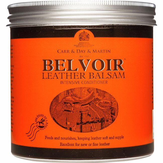Leather balsam intensive conditioner 500ml i orange burk från Carr & Day & Martin.