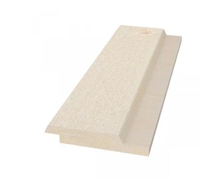 Z-panel finsågad 22x120 sidobräda, ljust trä med strukturerad yta, sedd i vinkel.