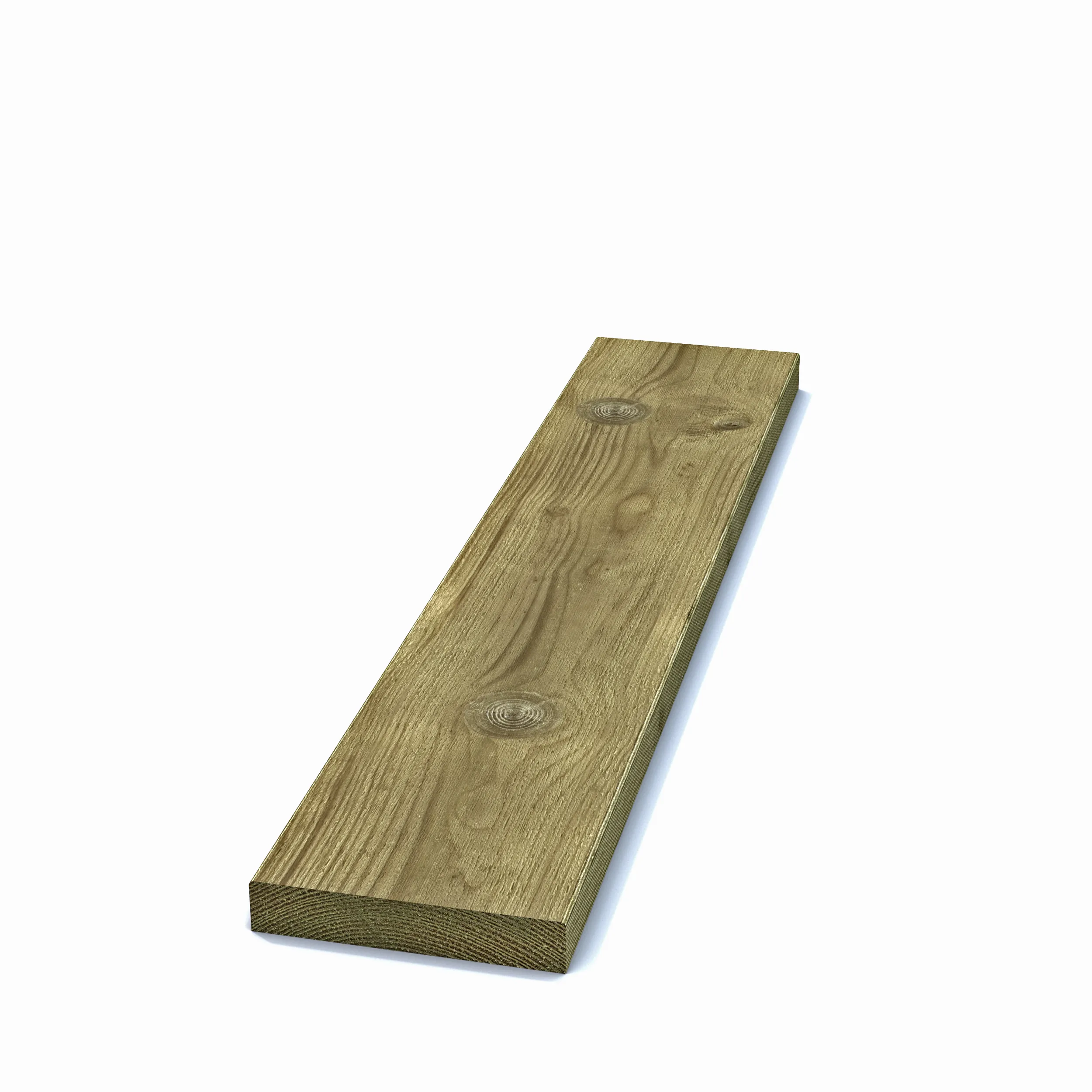 Finsågat 23x120 tryckt plank, naturlig ådring, på vit bakgrund, 26.95:-/m.