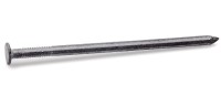 En TRÅDSPIK 4,0X125 TDG BRK=125 metallspik med platt huvud mot vit bakgrund.