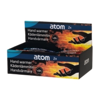 Låda med HANDVÄRMARE 2ST med händer och en solnedgång på förpackningen.