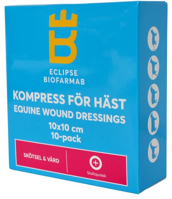Kompress för djur 10x10 cm 10-pack